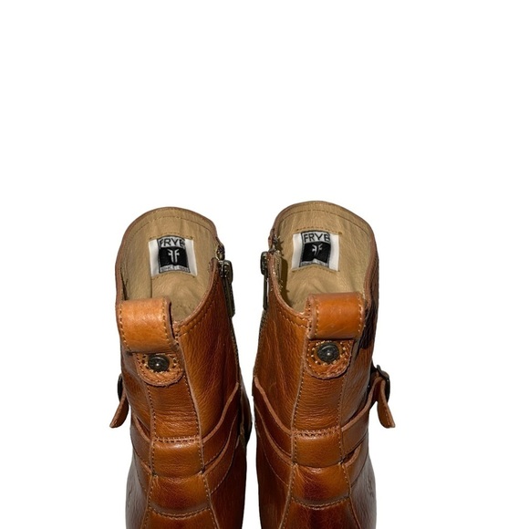 Frye Jackie Rivet Women Leather Boots Size 8 - Picture 6 of 10